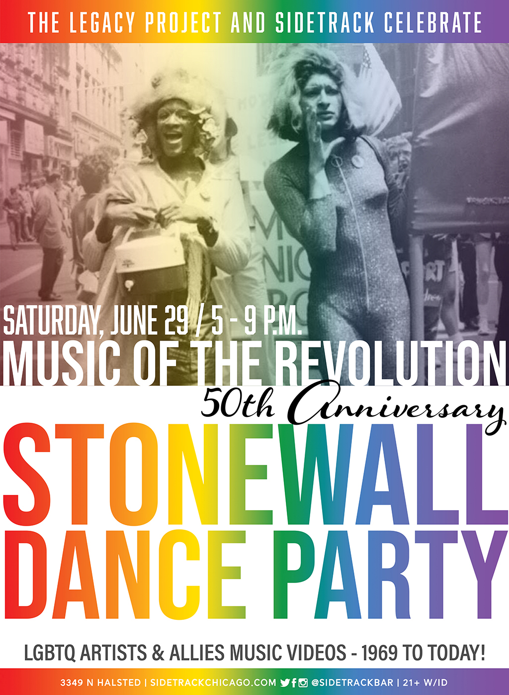 LEGACY PROJECT PRESENTS Stonewall 50 Dance Party 2019